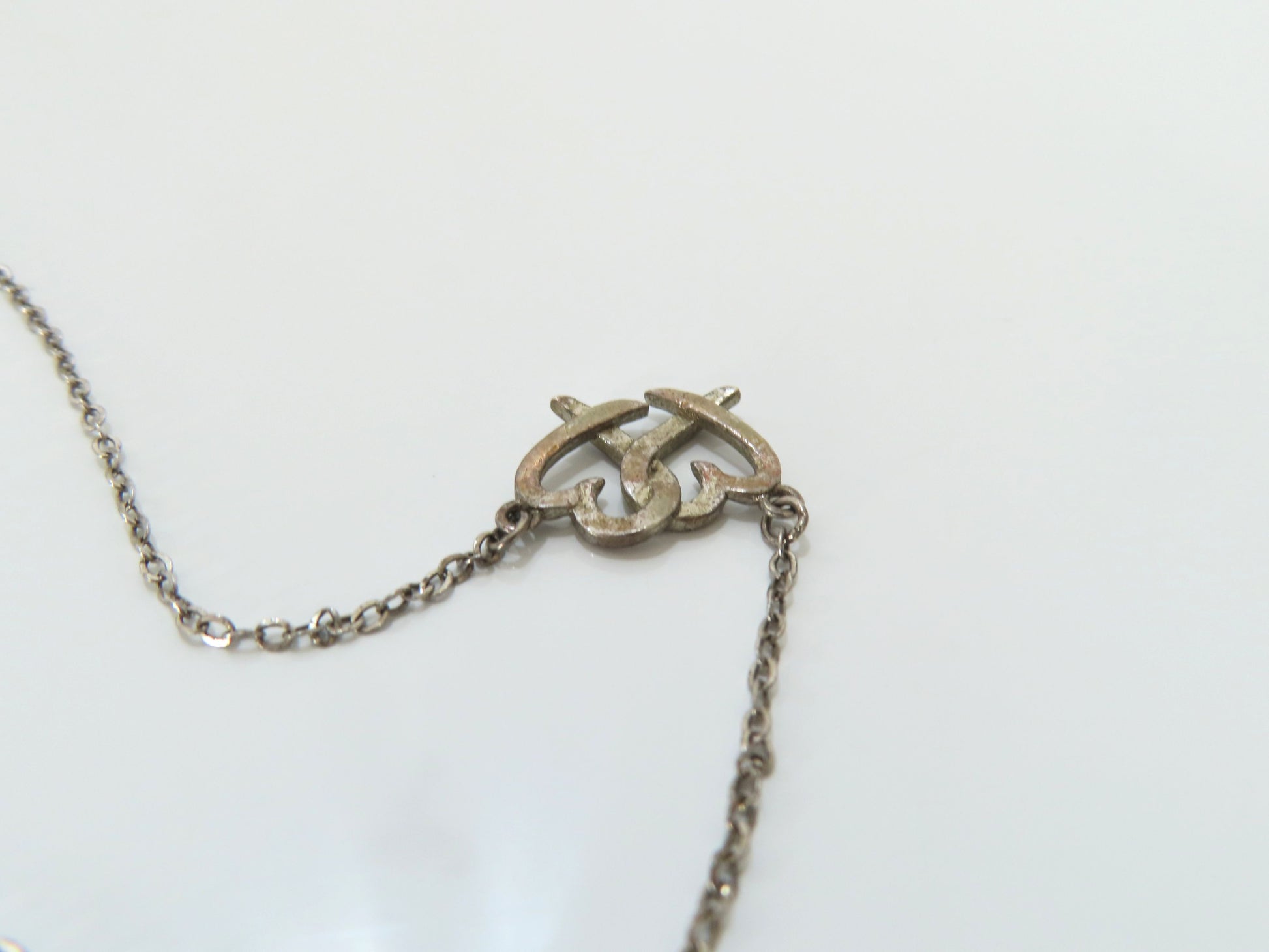 Tiffany & Co. TIFFANY & Co. Double Loving Heart Necklace S925 2.1g Necklace
