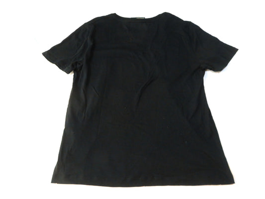 GUCCI GUCCI Logo Sherry T-shirt 440103 Size XL Black T-shirt