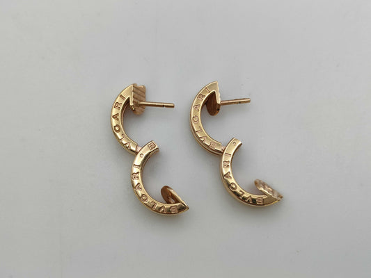 BVLGARI B.zero1 PG Au750 8.4g Earrings 