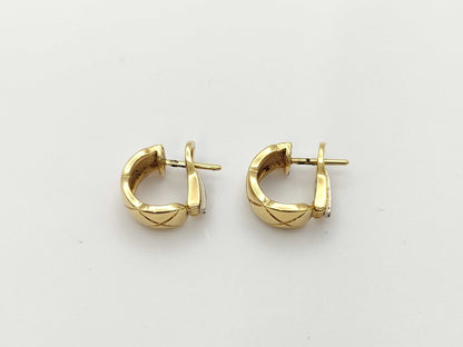 CHANEL Coco Crush YG Au750 6.2g Earrings 