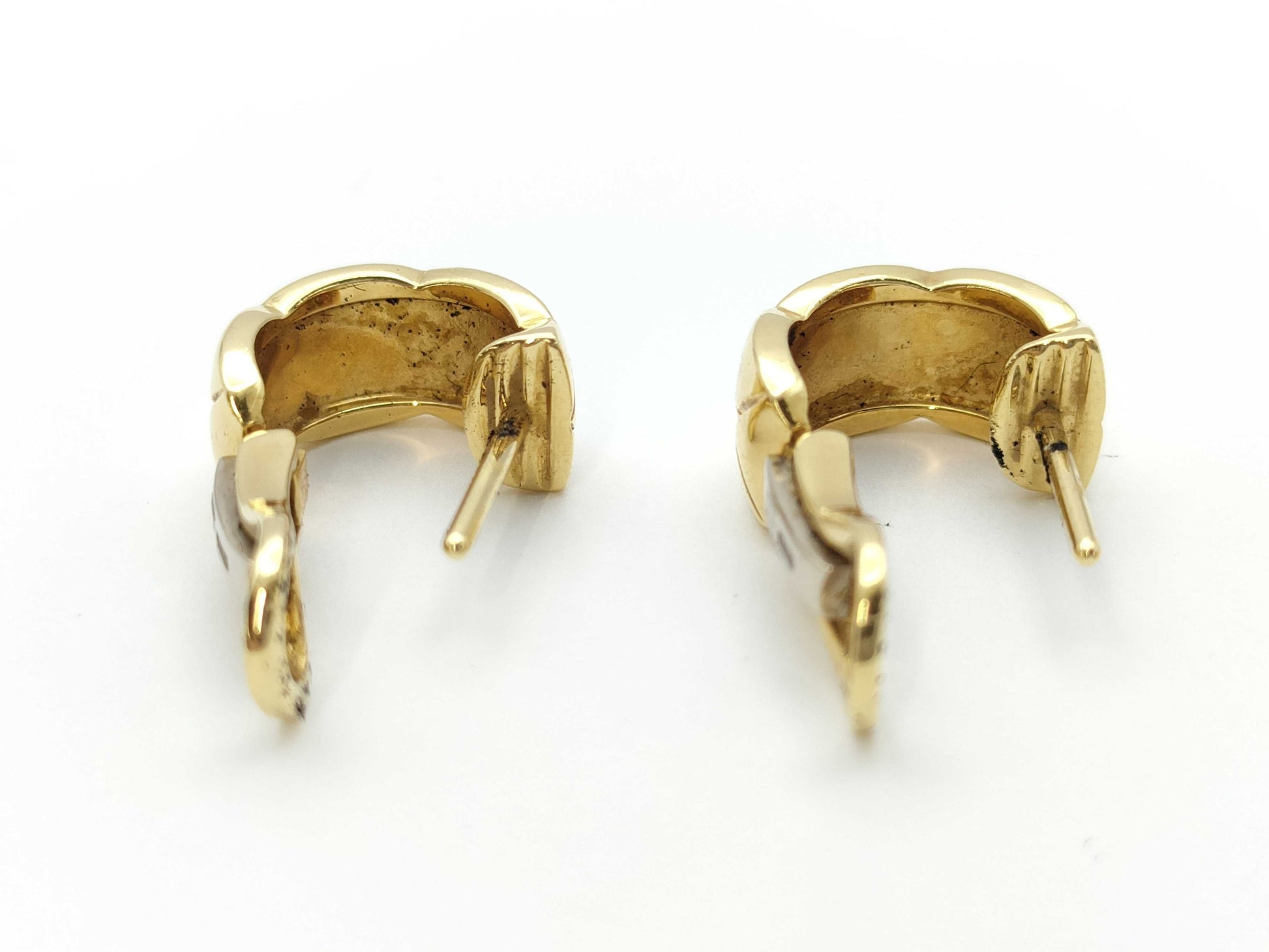 CHANEL Coco Crush YG Au750 6.2g Earrings 