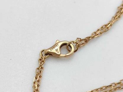 Cartier Love Three Hoop Ceramic Diamond Au750 7.4g Necklace 