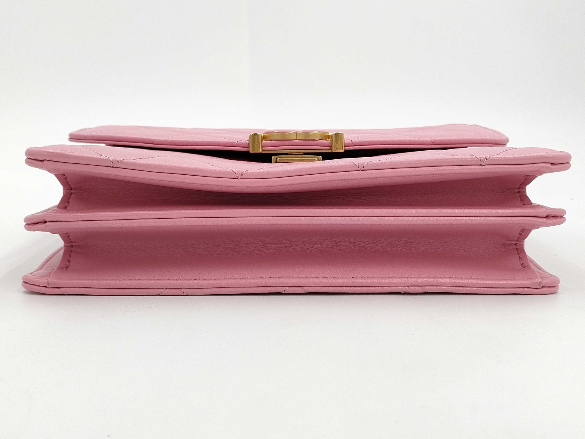 CHANEL Matelasse 2-Way Chain Shoulder Bag AS4184 Pink