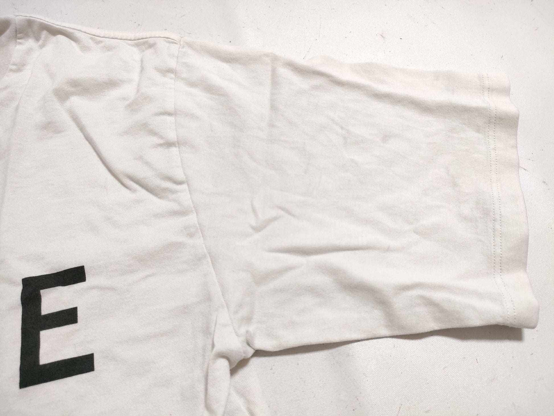 CELINE Logo Cropped T-Shirt White XS T-Shirt