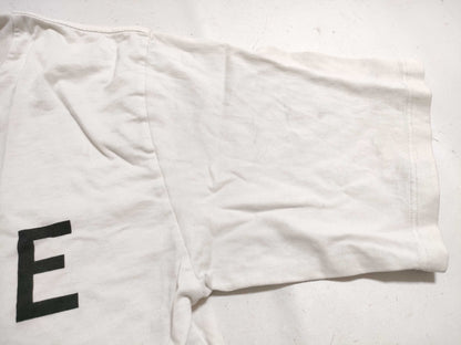 CELINE Logo Cropped T-Shirt White XS T-Shirt