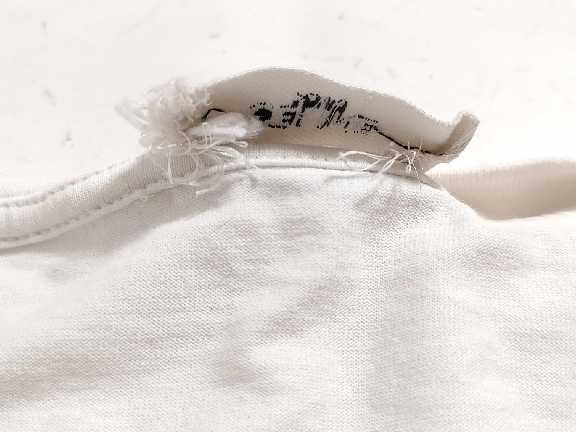 CELINE Logo Cropped T-Shirt White XS T-Shirt