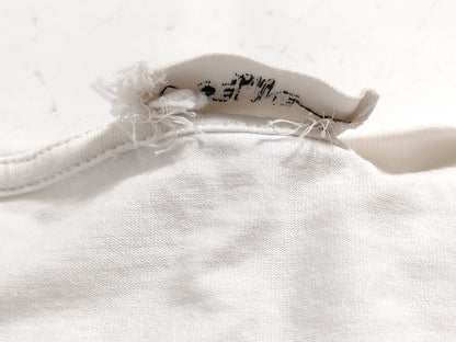 CELINE Logo Cropped T-Shirt White XS T-Shirt