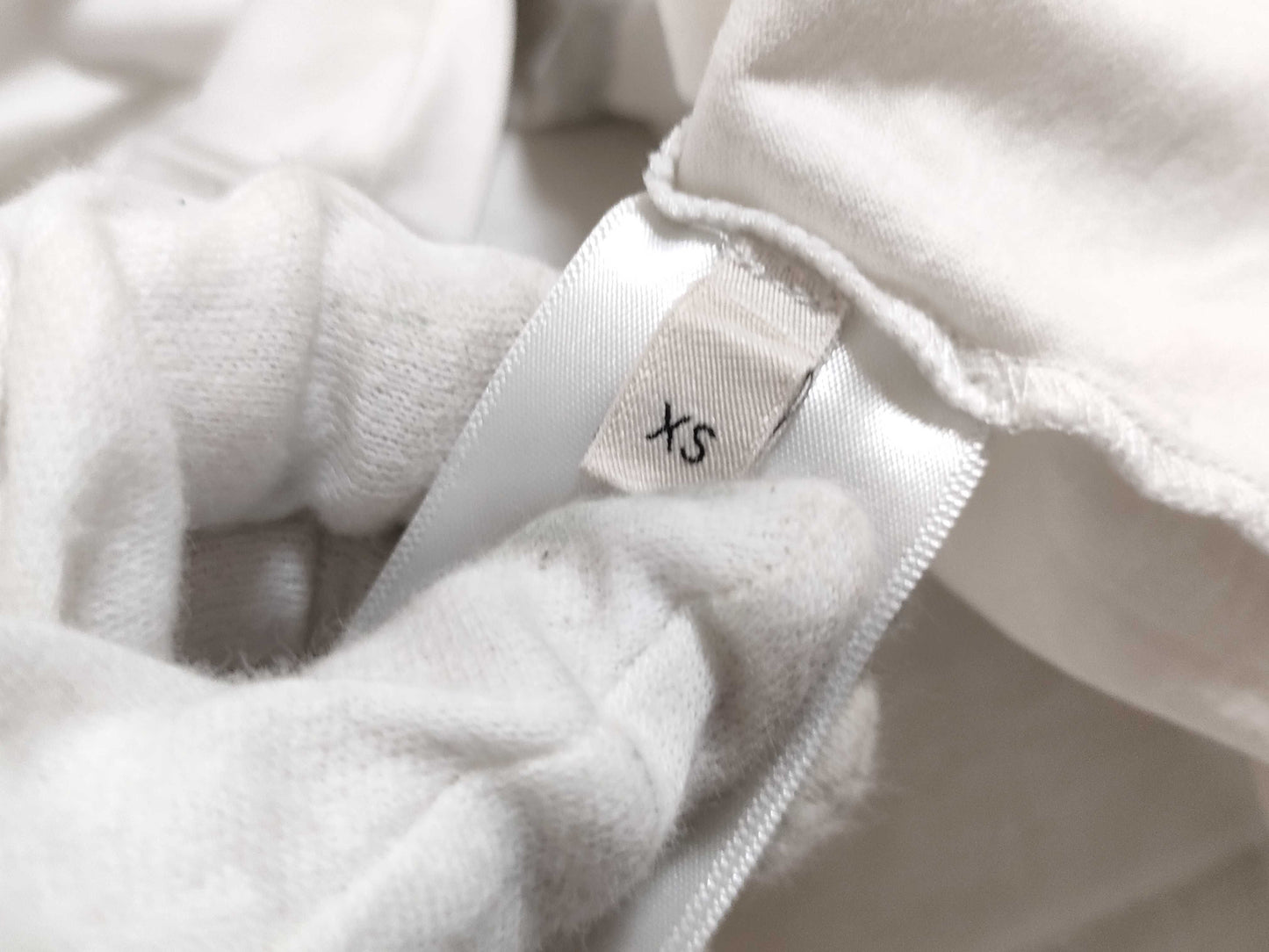 CELINE Logo Cropped T-Shirt White XS T-Shirt