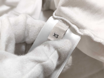 CELINE Logo Cropped T-Shirt White XS T-Shirt