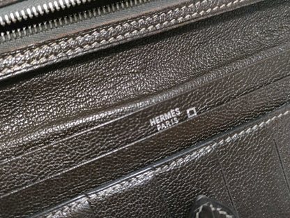 HERMES [Stamped] □E Bearn Hermès □E Stamped Bearn Classic Alligator Wallet