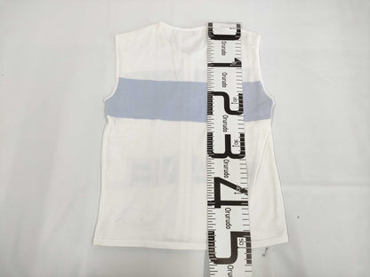 CHANEL 00S Logo Zip-Up Top P15733 White Size 38 Tops