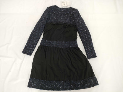 CHANEL Chanel 16B Coco Mark Tweed Dress P54583 Coat