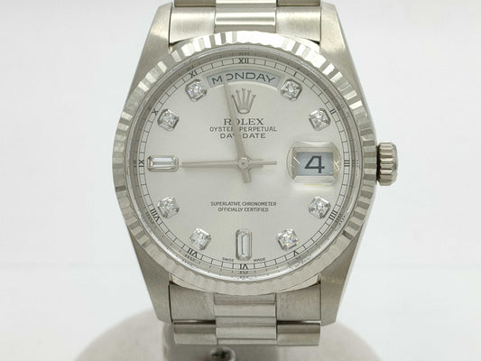 ROLEX 18239A A582157 Silver Dial Boys' Watch
