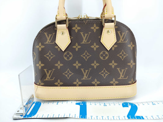 LOUIS VUITTON RFID Verified, Serial Number Unconfirmed, Monogram LV Monogram Alma BB M46990 Handbag