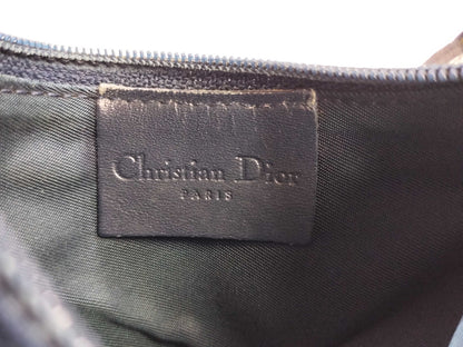 Dior Trotter Saddle Pouch in Navy Canvas.