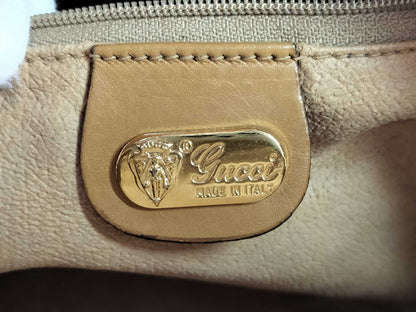 GUCCI GG Gucci 002.58.4422 Mini Boston Bag Old Gucci GG Sherry Line PVC/Leather Handbag