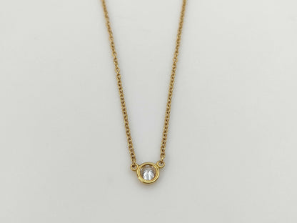 Tiffany & Co. By the Yard 1PD Au750 1.9g Necklace 