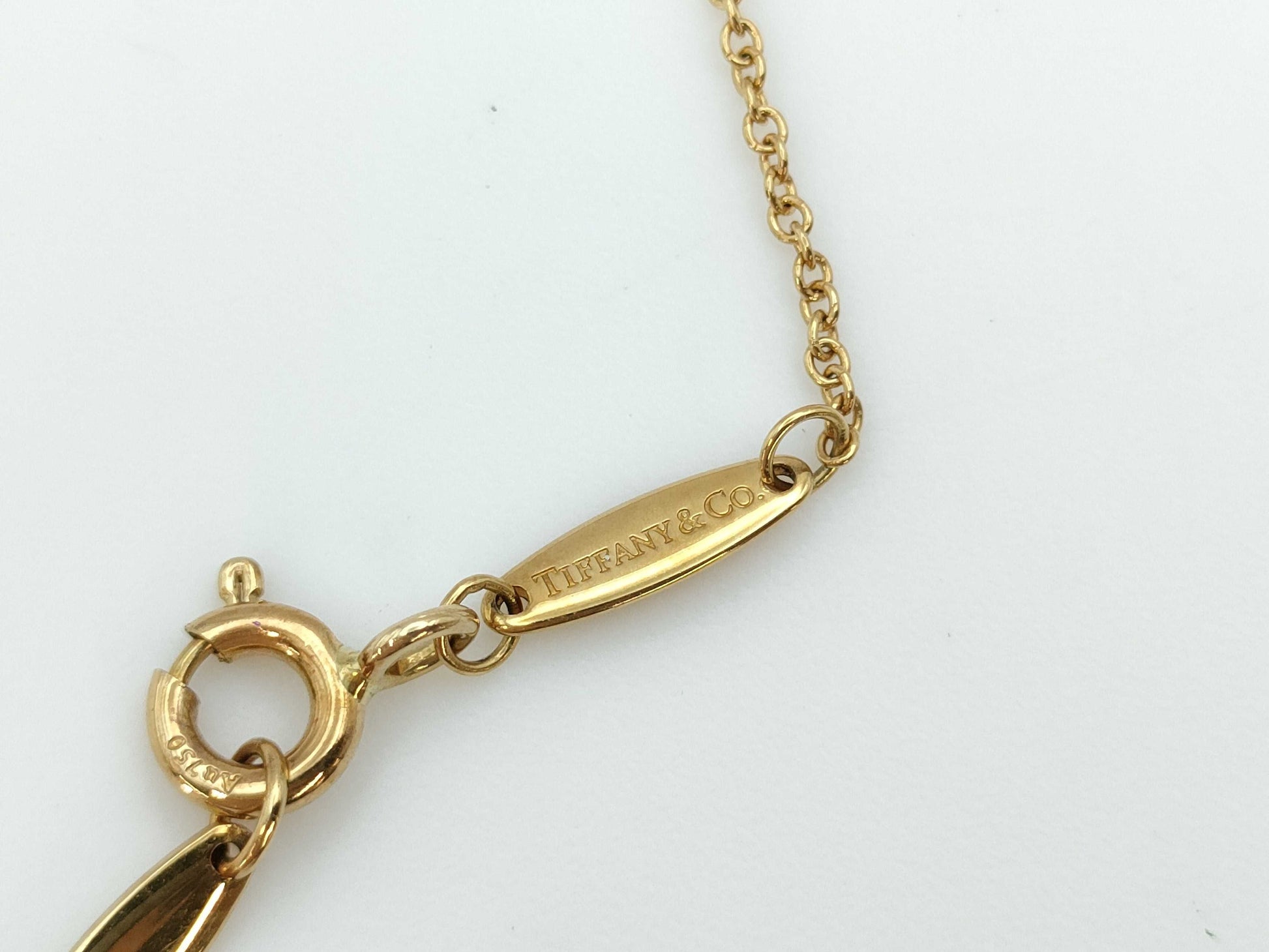 Tiffany & Co. By the Yard 1PD Au750 1.9g Necklace 