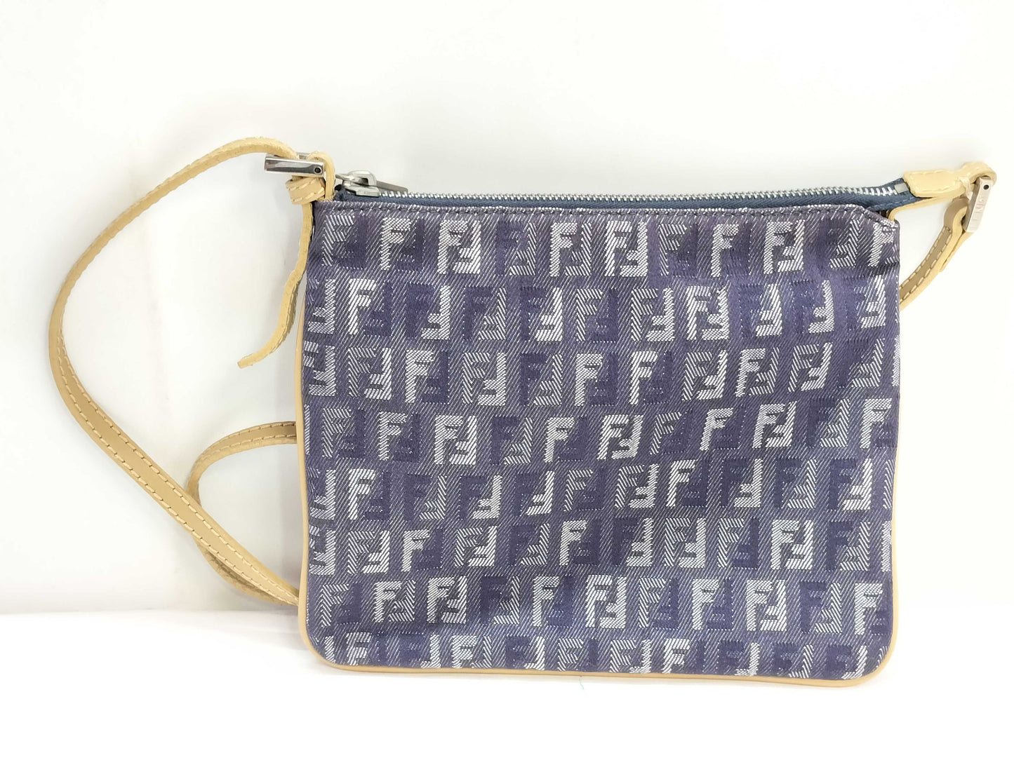 FENDI Zucca pattern FENDI denim shoulder bag Zucca shoulder bag