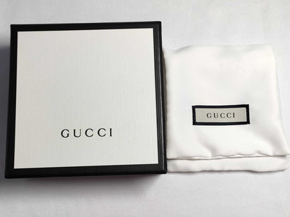 GUCCI Anger Forest Wolf Head Necklace 925 Necklace