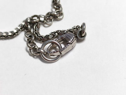 GUCCI Anger Forest Wolf Head Necklace 925 Necklace