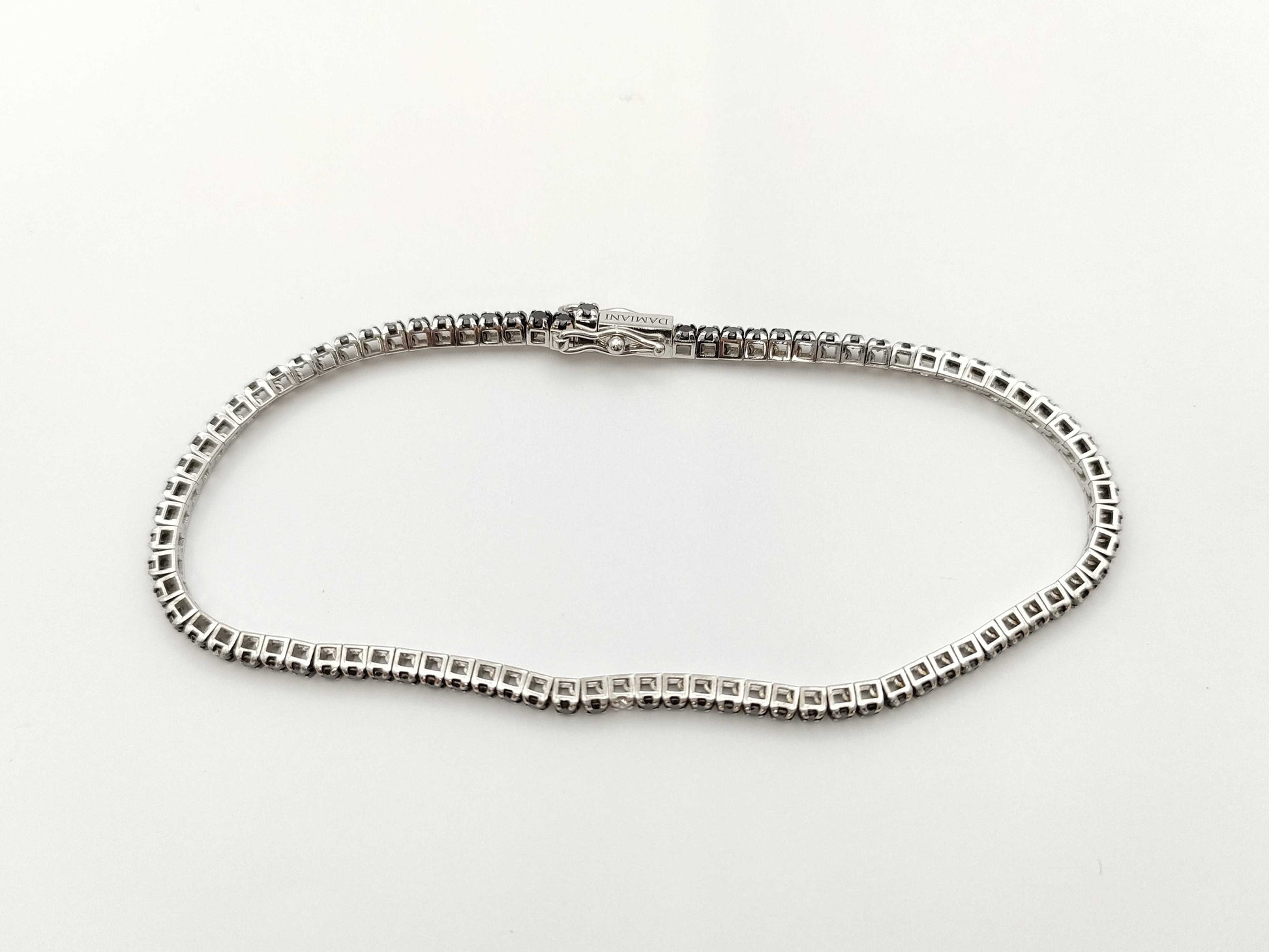 Damiani Luce Black Diamond 1PD White Gold 750 8.3g Bracelet/Bangle 