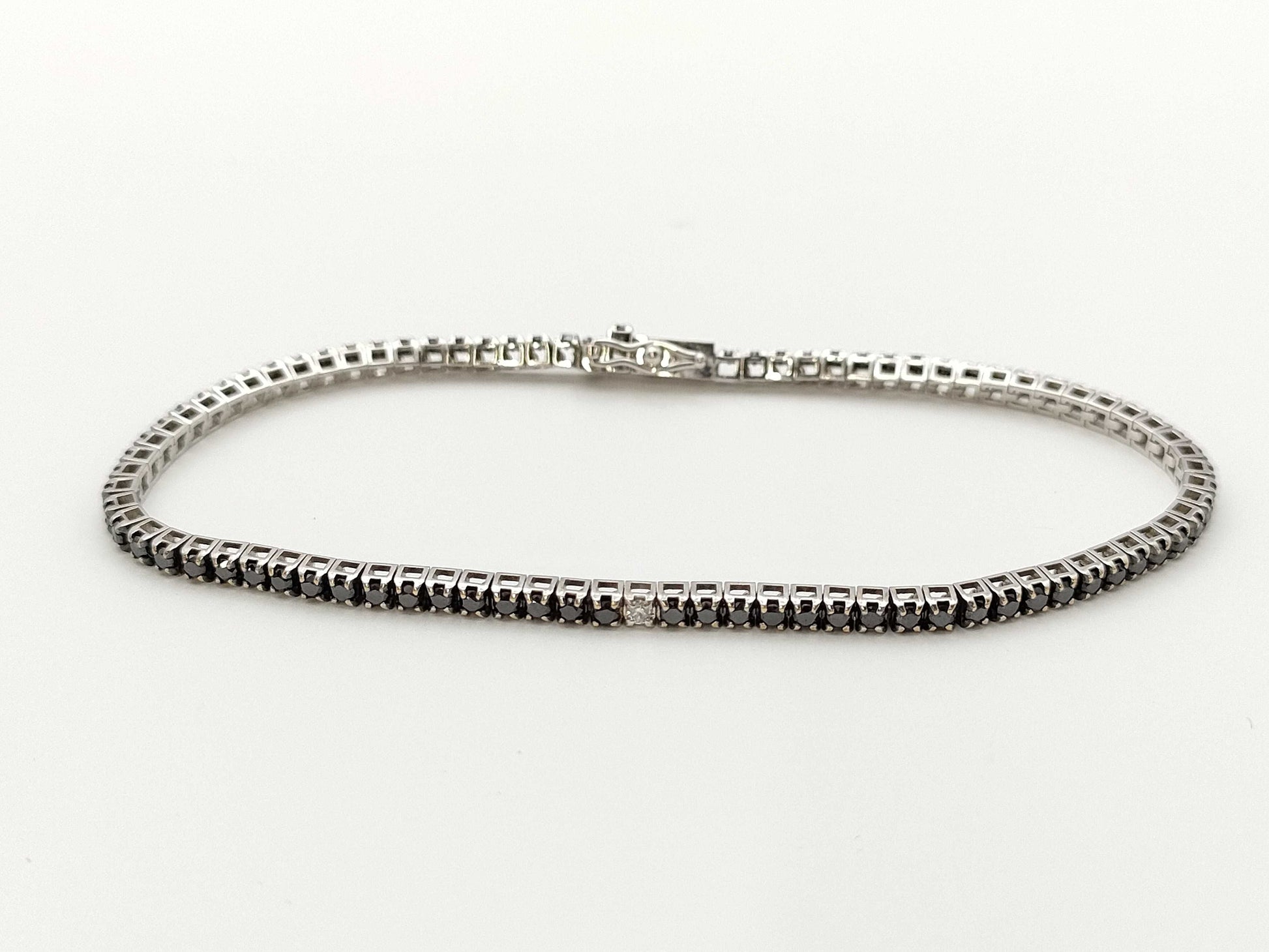 Damiani Luce Black Diamond 1PD White Gold 750 8.3g Bracelet/Bangle 