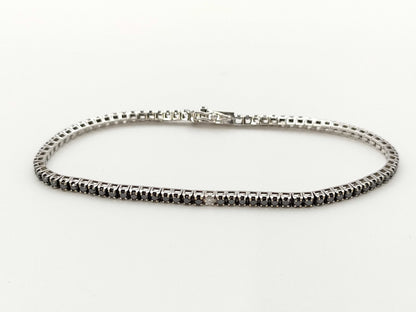 Damiani Luce Black Diamond 1PD White Gold 750 8.3g Bracelet/Bangle 