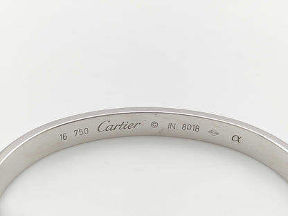 Cartier Love Bracelet #16 WG 750 30.5g Bracelet/Bangle 