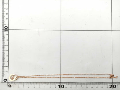 Cartier Love Circle Diamond Necklace in PG and Au750, 5.6g 