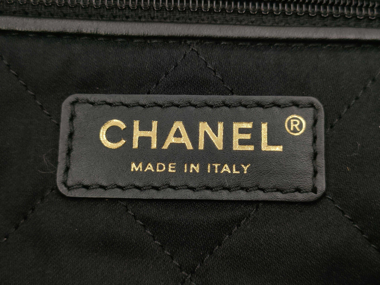 CHANEL Shoulder Bag AS3261 Black Calfskin MAT GOLD Shoulder Bag