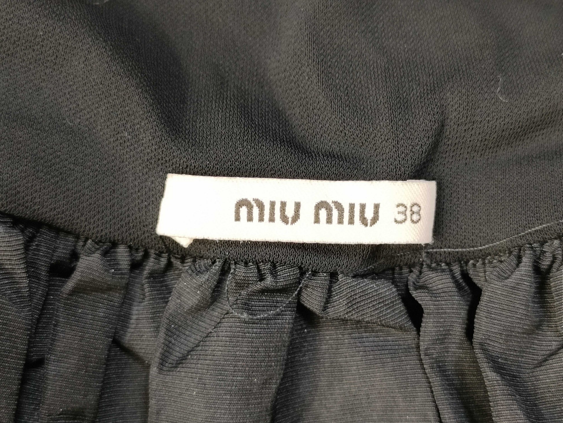 Miu Miu Balloon Skirt Black Skirt