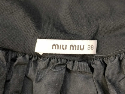 Miu Miu Balloon Skirt Black Skirt