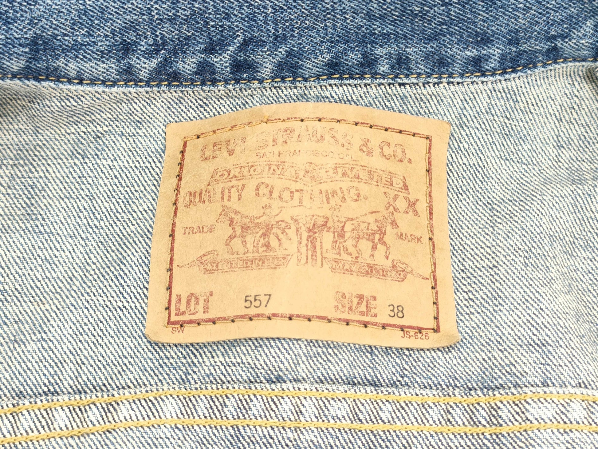 Levis Big E 4th size 38 90S jacket