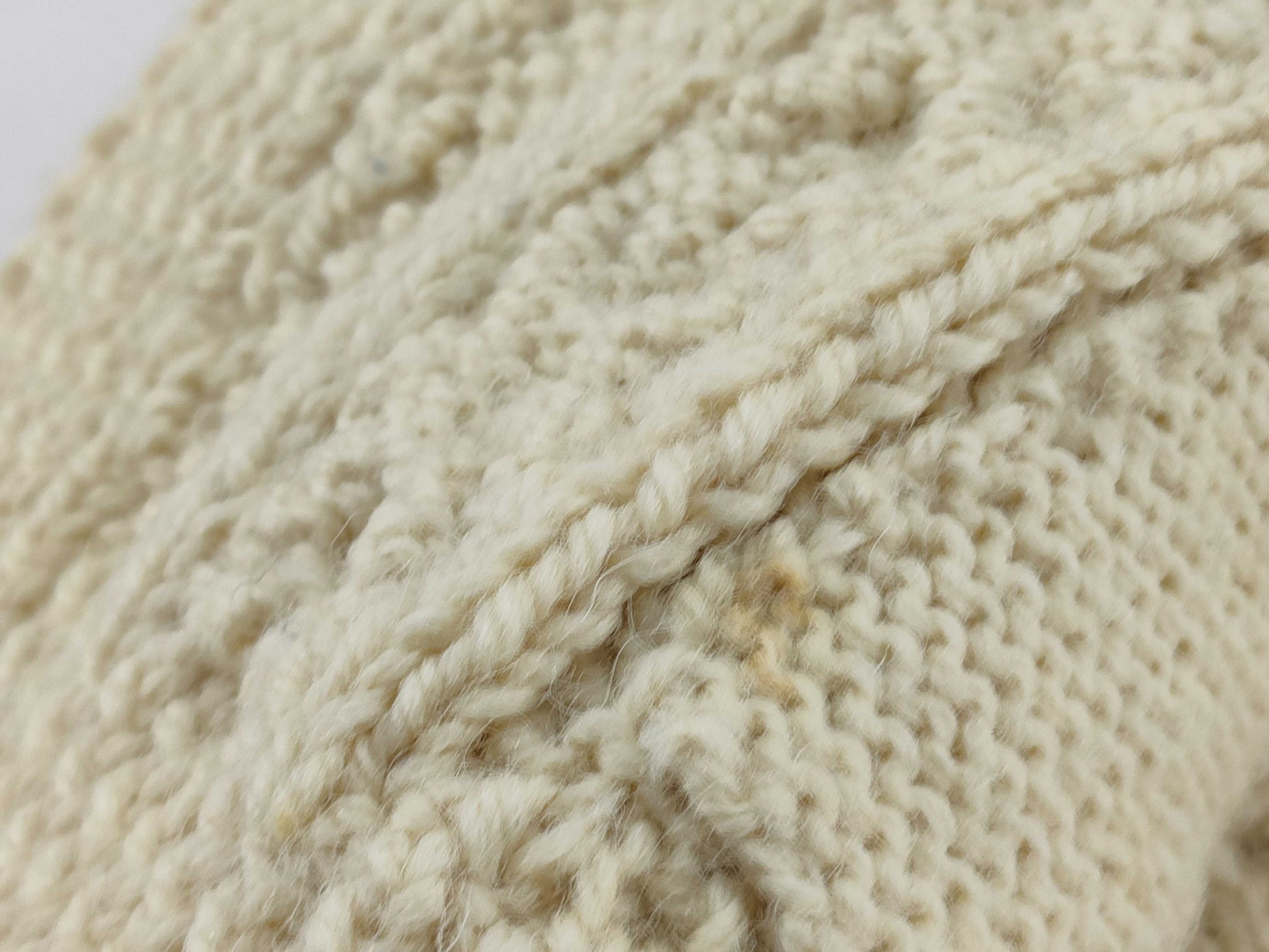 Inverallan A3 Cable Knit Sweater with Brown Tag, Cardigan