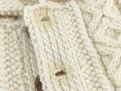 Inverallan A3 Cable Knit Sweater with Brown Tag, Cardigan