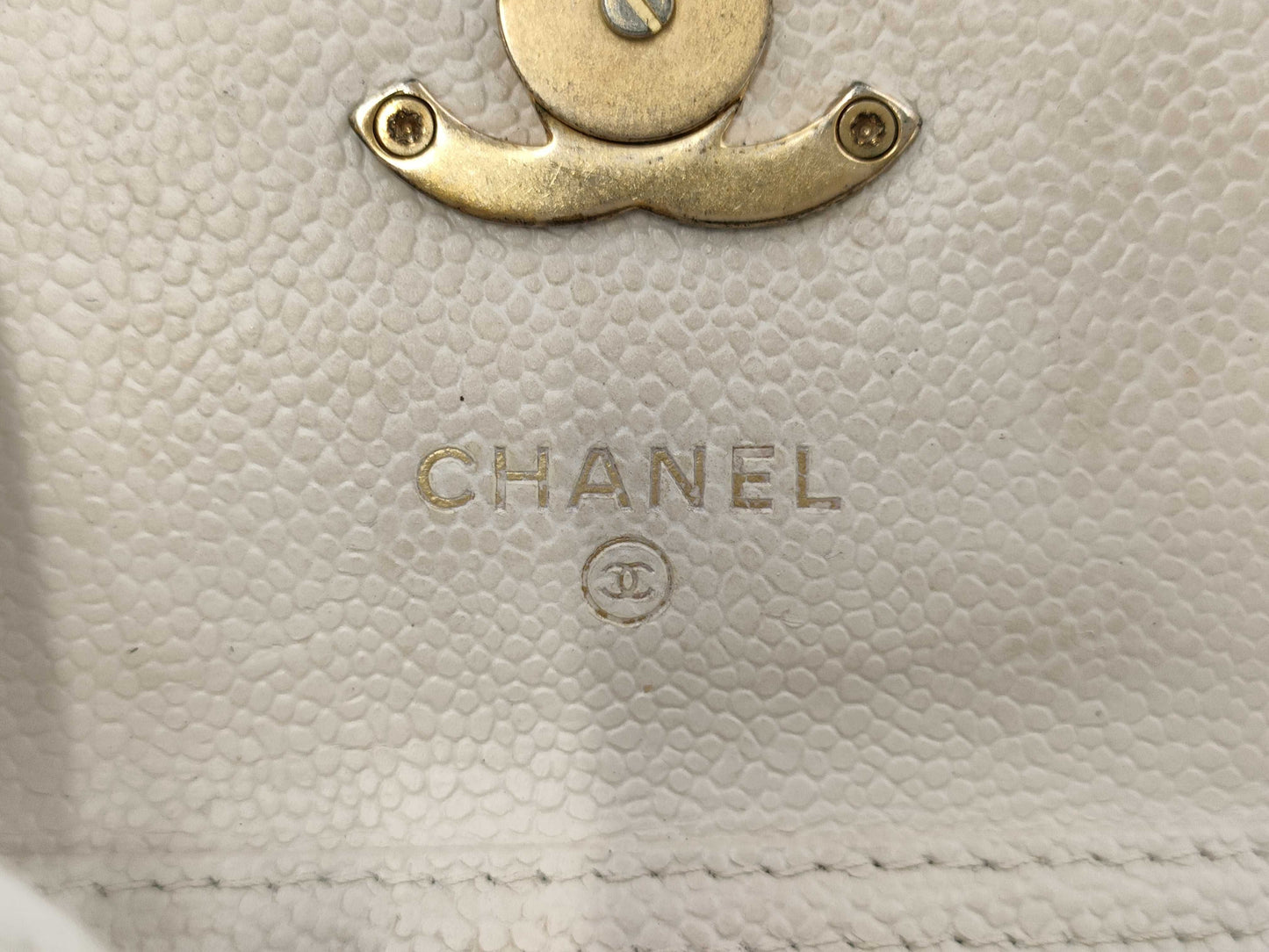CHANEL Chain Shoulder Bag Mini White 31 Series Shoulder Bag