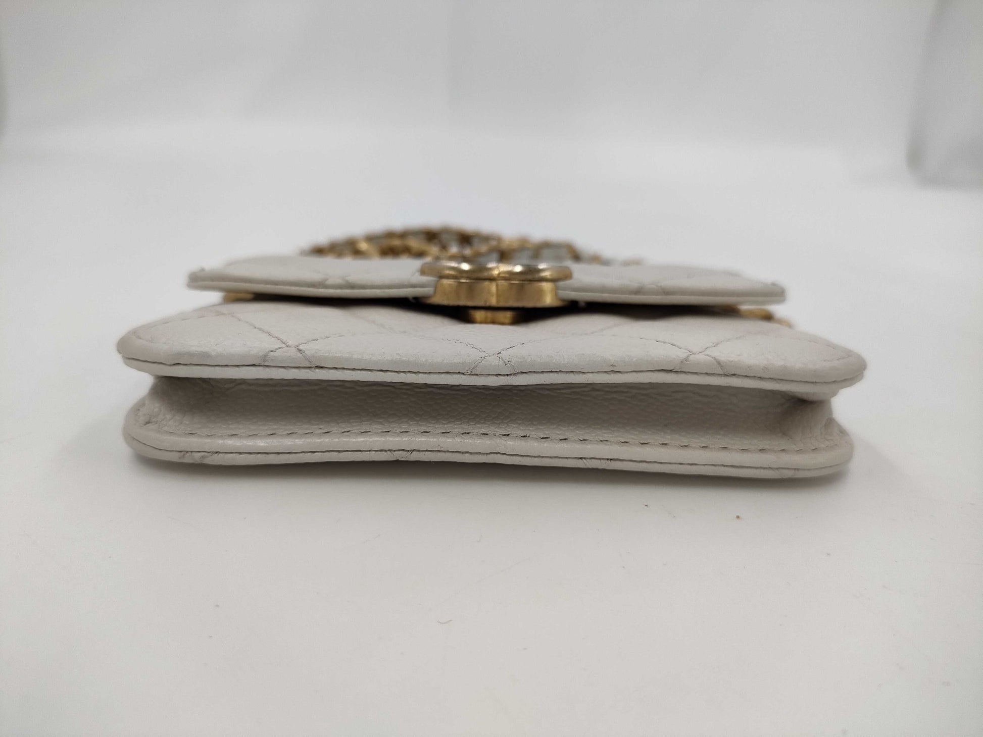 CHANEL Chain Shoulder Bag Mini White 31 Series Shoulder Bag