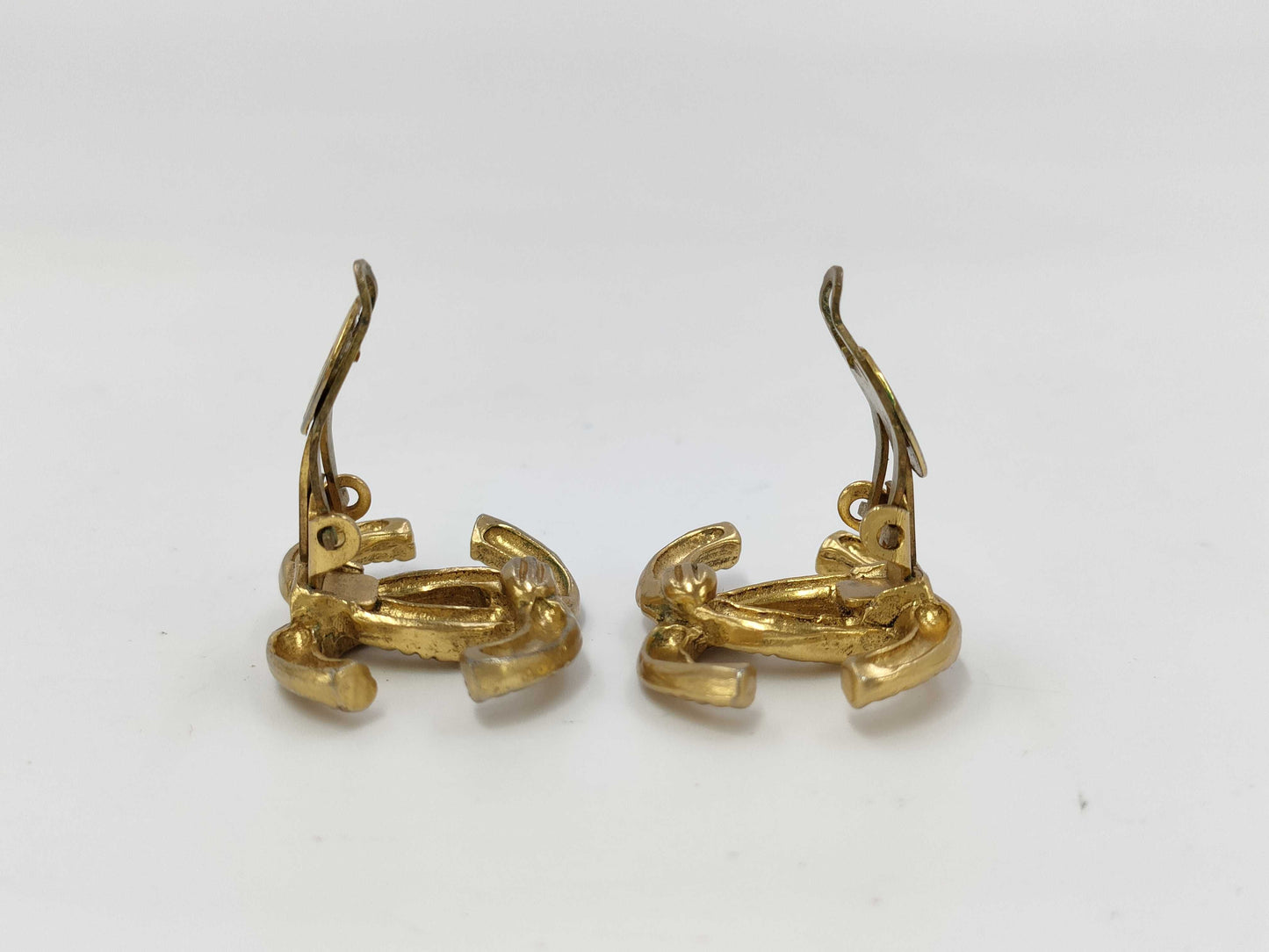 CHANEL Coco Mark Earrings with Engraved Plate