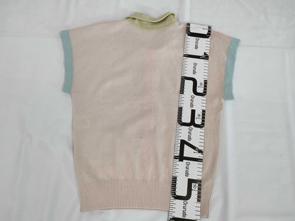 CHANEL Cardigan Cashmere Knit Top Coco Button Size 42 Top