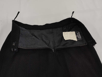 CHANEL 1991SS runway jacket set, black, size 40, other apparel