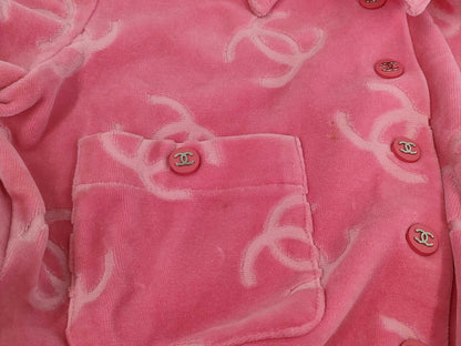 CHANEL Velvet Blouse Size 40 Jacket Tops