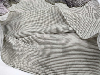 ISSEY MIYAKE Top, High Neck, Long Sleeve, Floral Print