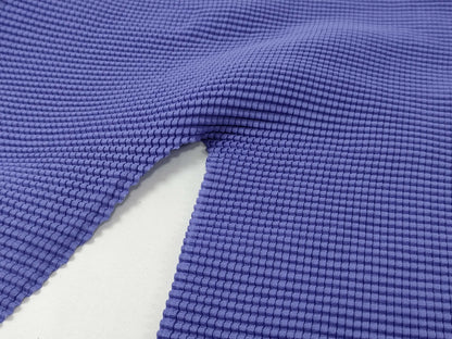ISSEY MIYAKE Top, High Neck, Long Sleeve, Blue Top