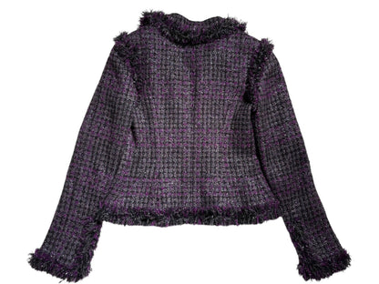 CHANEL Fancy Tweed Jacket 03A Size 36 Jacket