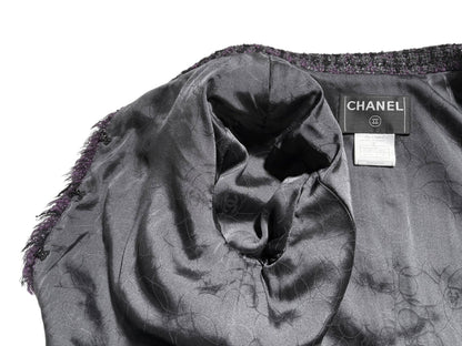CHANEL Fancy Tweed Jacket 03A Size 36 Jacket
