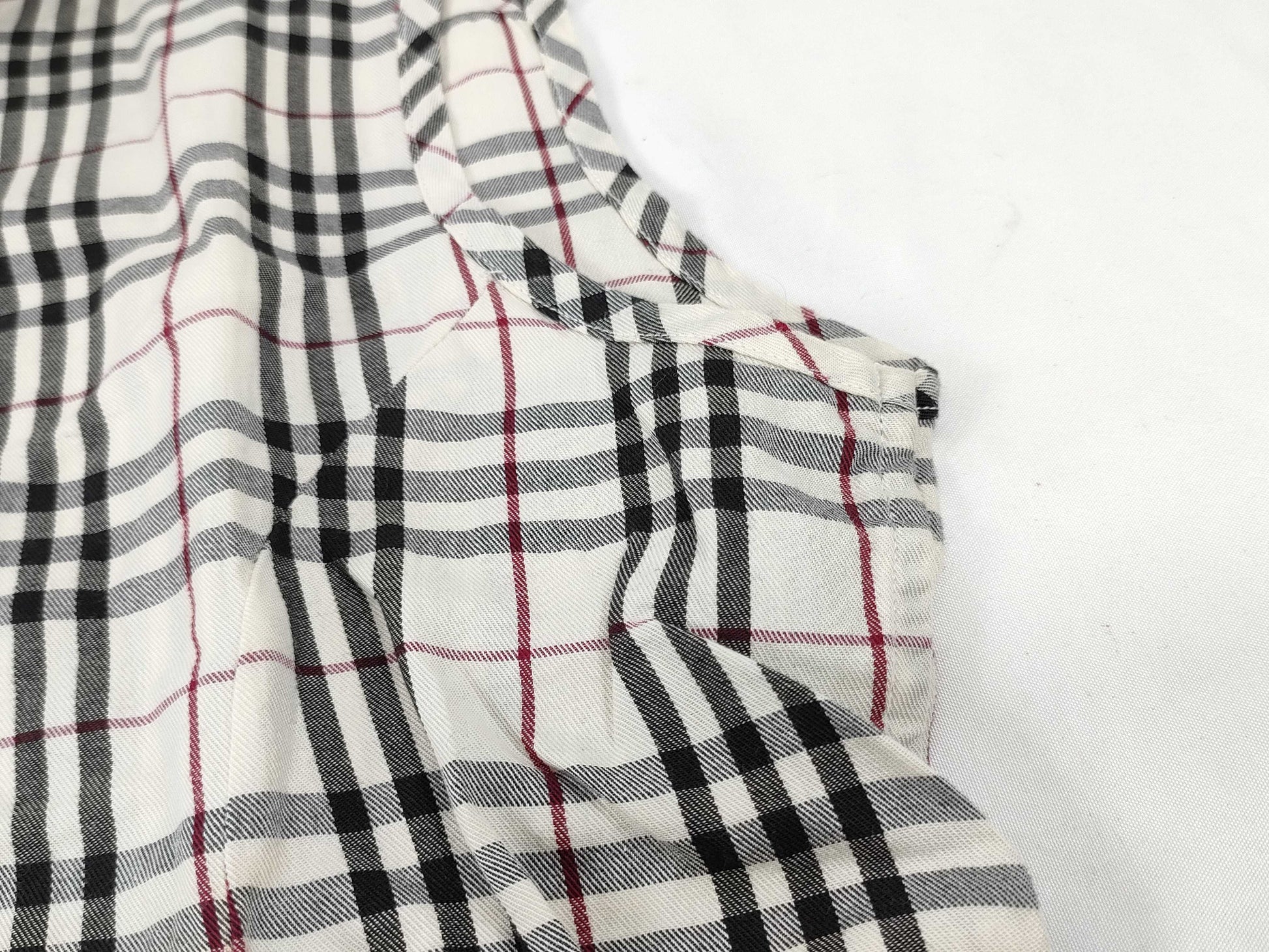 BURBERRY Nova Check Sleeveless Blouse