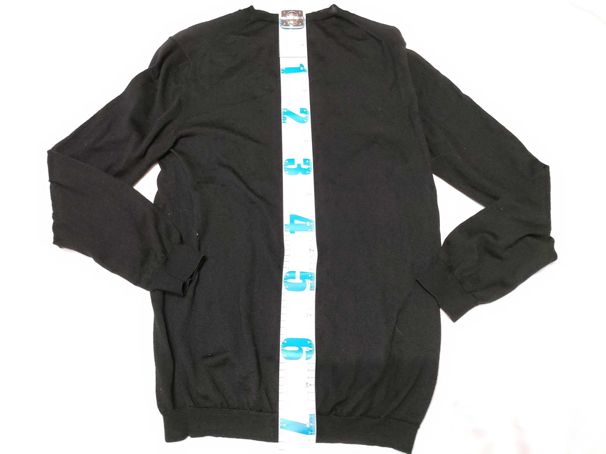 GUCCI Knit Sweater with Embroidered Logo, Size L, Tops