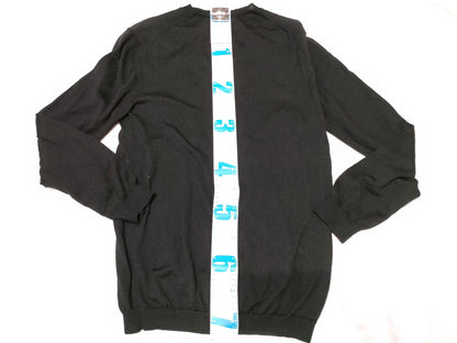 GUCCI Knit Sweater with Embroidered Logo, Size L, Tops