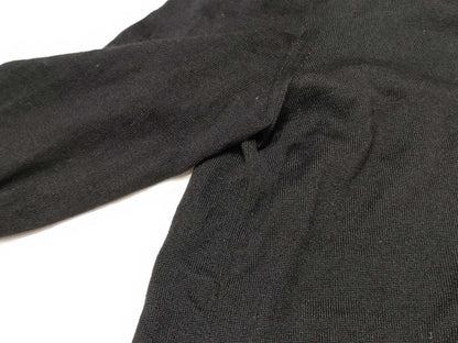 GUCCI Knit Sweater with Embroidered Logo, Size L, Tops
